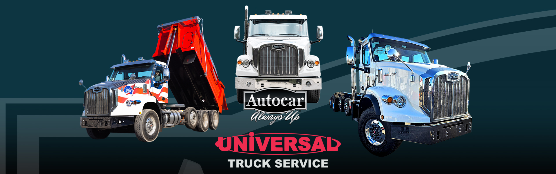 Autocar trucks at Universal Truck Service