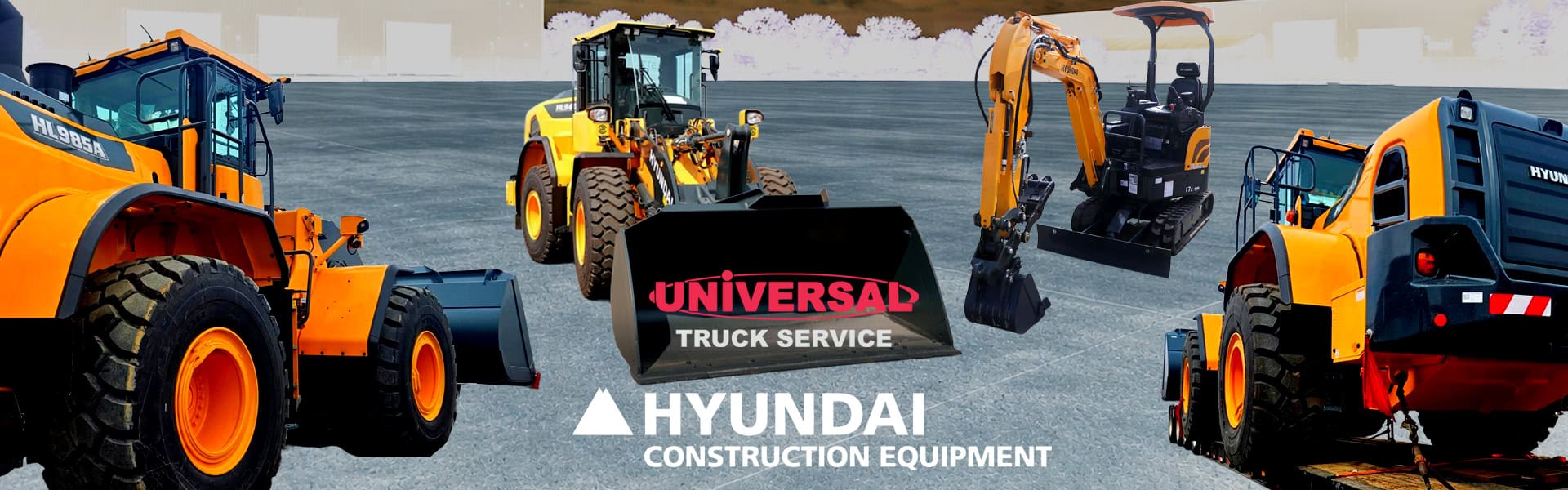 Hyundai Construction Equipment at Universal Truck Service